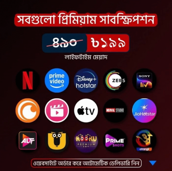 📺 Ultra OTT Combo – All-in-One Premium Streaming Bundle